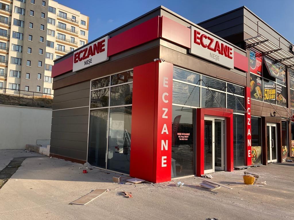 #eczanetasarım #eczanereklam #ışıklıkutuharf #vakumharf #monoreklam