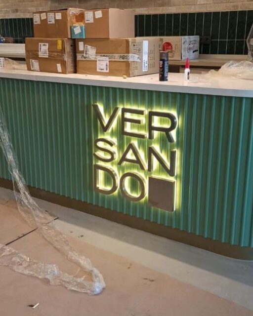 Paslanmaz satine kutu harf uygulama