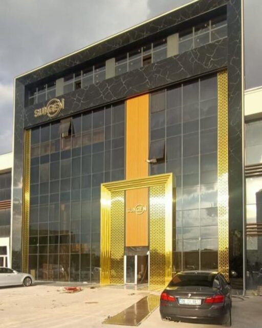 Temperli baskılı cam cephe uygulamamız..